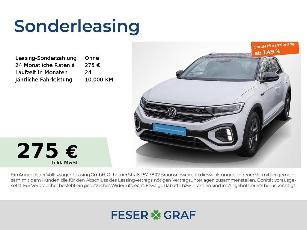 Volkswagen T-Roc 1.5 TSI R-Line DSG ACC AHK LED Navi RüKa