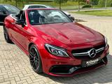 Mercedes-Benz C 63 AMG Cabrio o. OPF *Burmester*El.Sitze*360* - rote Mercedes-Benz C 63 AMG