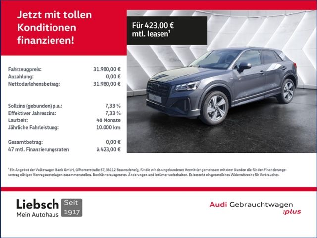 Q2 S line 35 TFSI  ACC MATRIX KAMERA