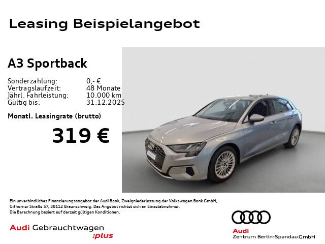 A3 Sportback 35 TFSI Adv. *Smartph.-int.*SHZ*