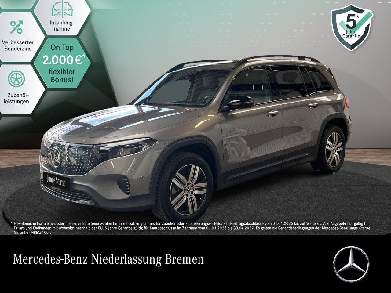 MERCEDES-BENZ EQB 250+ ELECTR.ART/ADV.+/PANO/7 SITZE/NIGHT/VZ