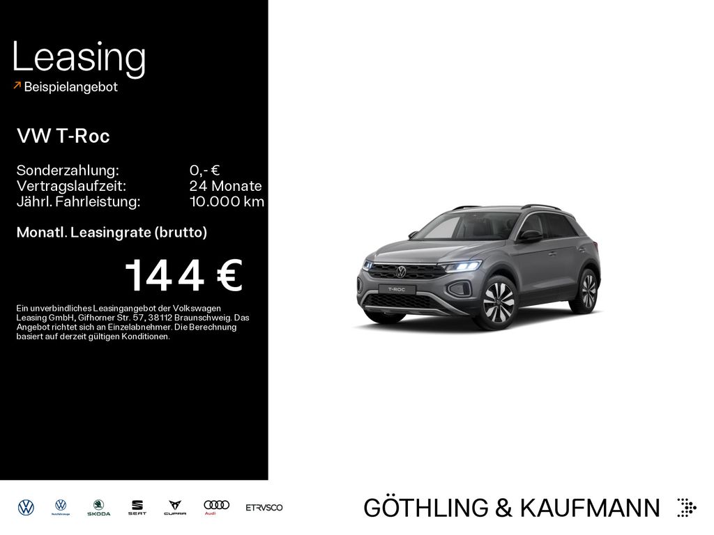 Volkswagen T-Roc Life GOAL 1.0 TSI*NAVI*SHZ*LED*ACC*AllSeas