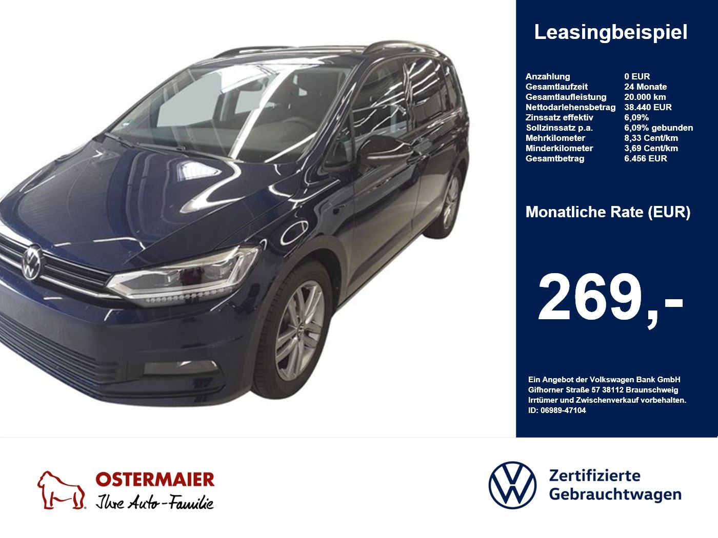 Volkswagen Touran HIGHLINE BLACK 2.0TDI 150PS DSG NP.67T.AH