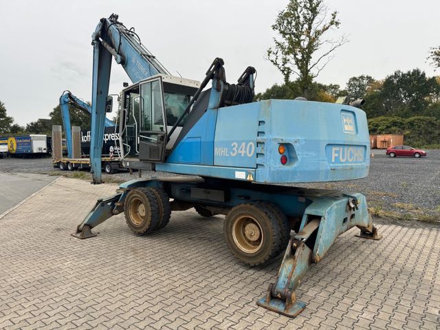 Fuchs MHL 340 D Umschlagbagger  Magnetanlage