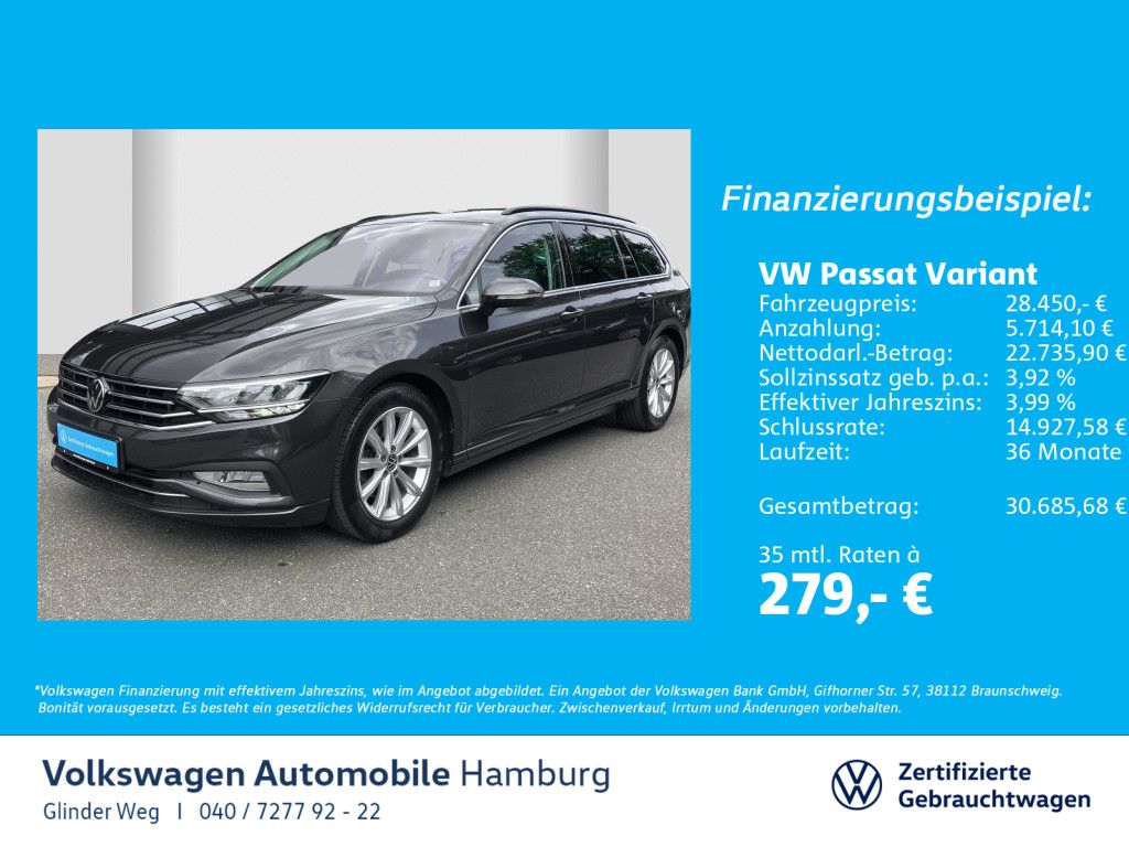 Passat Variant 2.0 TDI Business DSG LED Sitzhzg