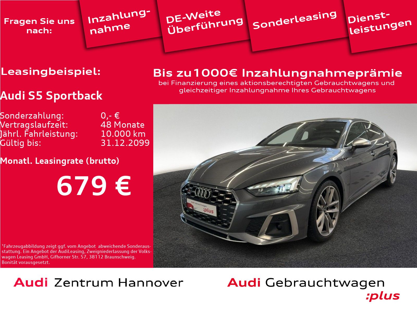 Audi S5 Sportback 55 TDI qu. Laser Kamera ACC Navi