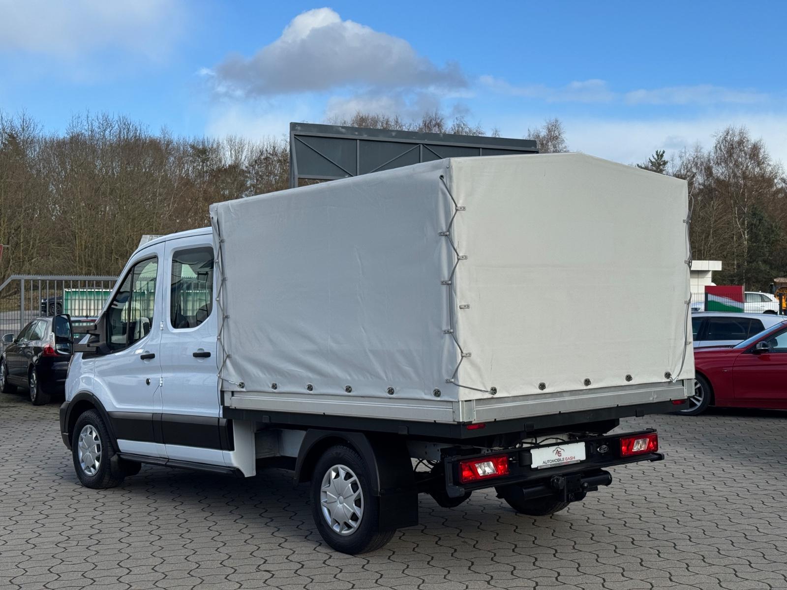 Ford Transit Pritsche Doka 350 4X4 L2*Klima*StHz*AHK*