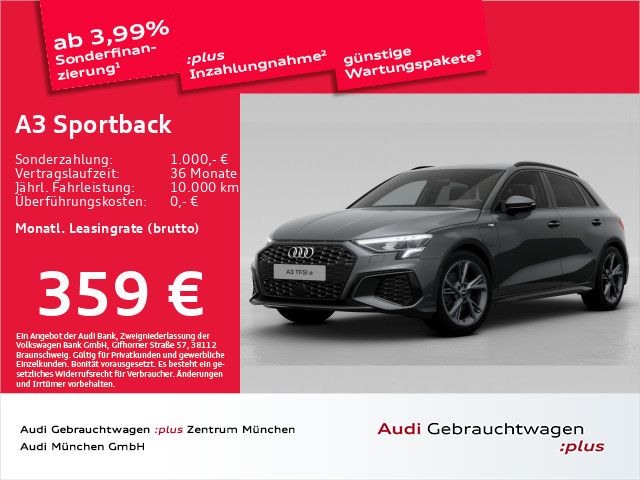 Audi A3 Sportback 40 TFSI e S tronic S line ACC/AHK/V