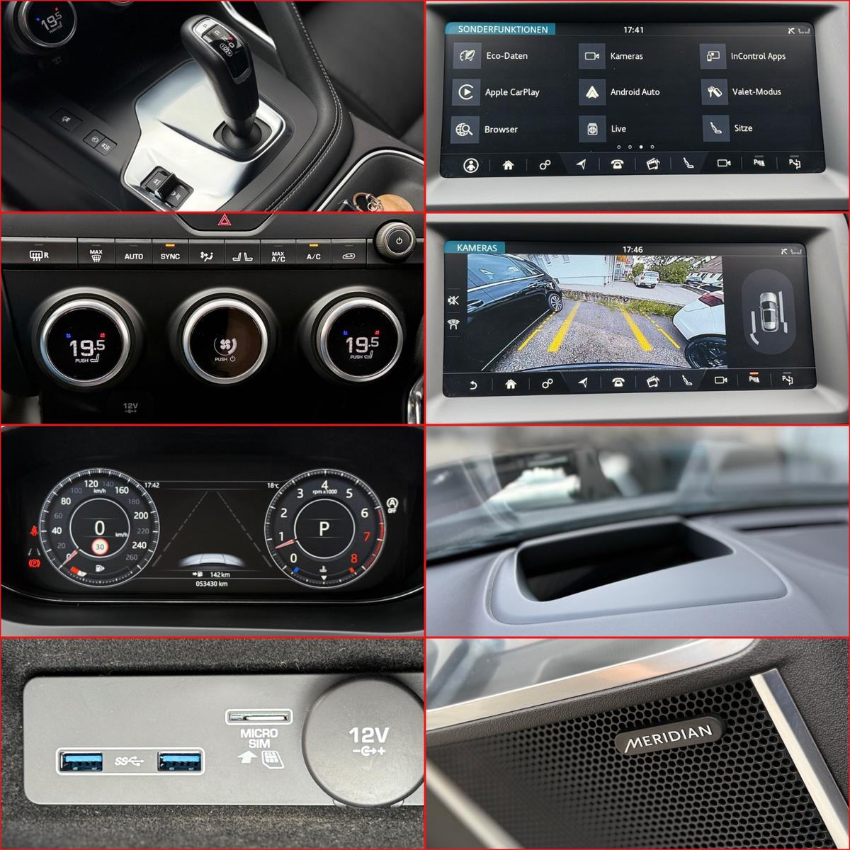 JAGUAR E-PACE R-DYNAMIC 4WD 300ch - HAYON ÉLECTRIQUE - PACK SPORT - RÉGLAGE ÉLECTRIQUE DES SIÈGES - 1ERE MAIN - HISTORIQUE ENTRETIEN COMPLET