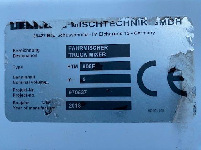 Mercedes-Benz AROCS 3240 8X4 BETONMIXER LIEBHERR,  2018