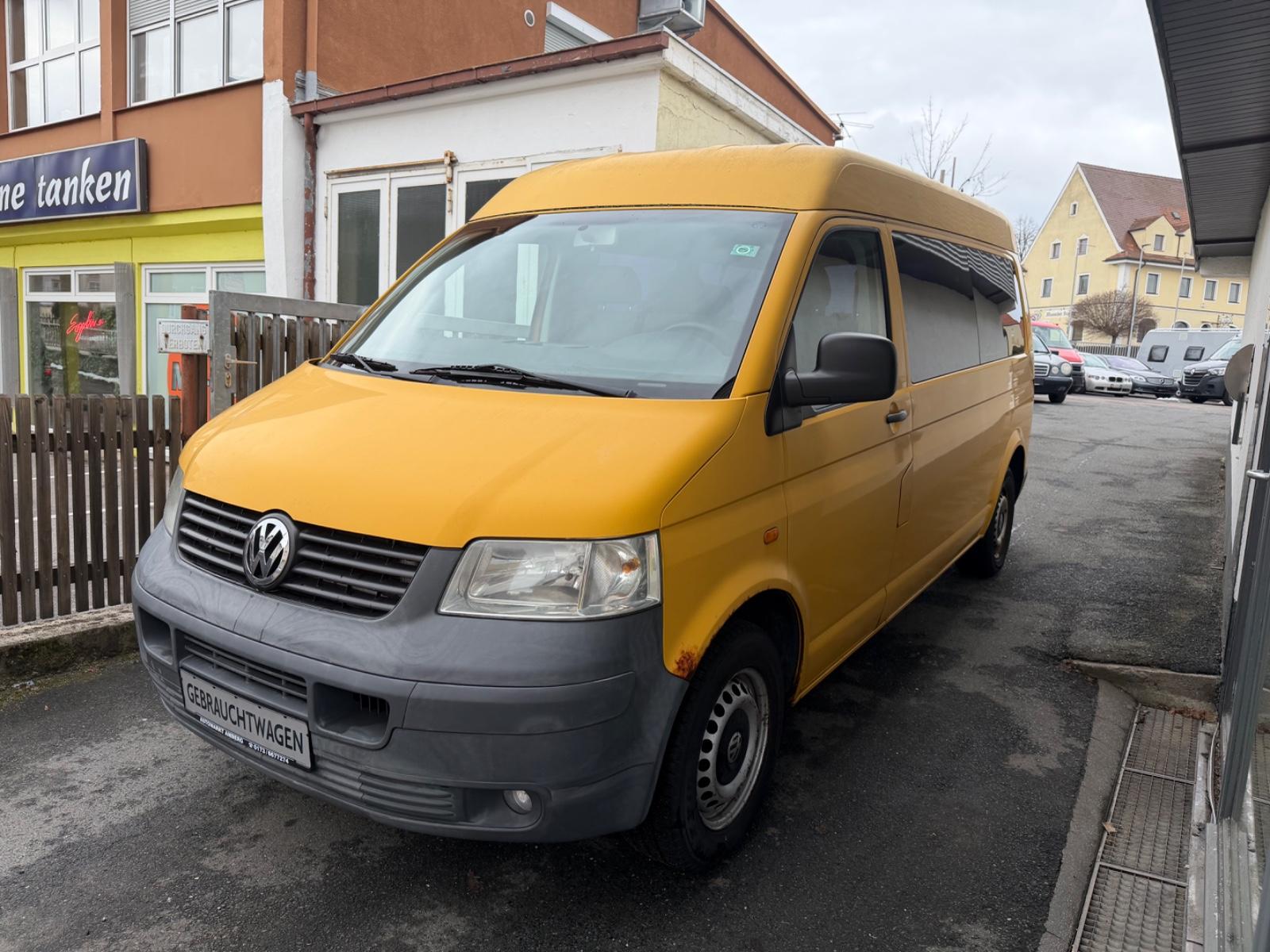 Volkswagen T5 Kombi-Mittelhochdach 1.9*9 SITZE*KLIMA*RAMPE*