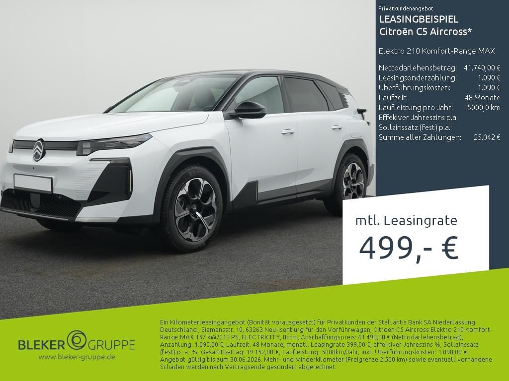 Citroën C5 Aircross Elektro 210 Komfort-Range MAX