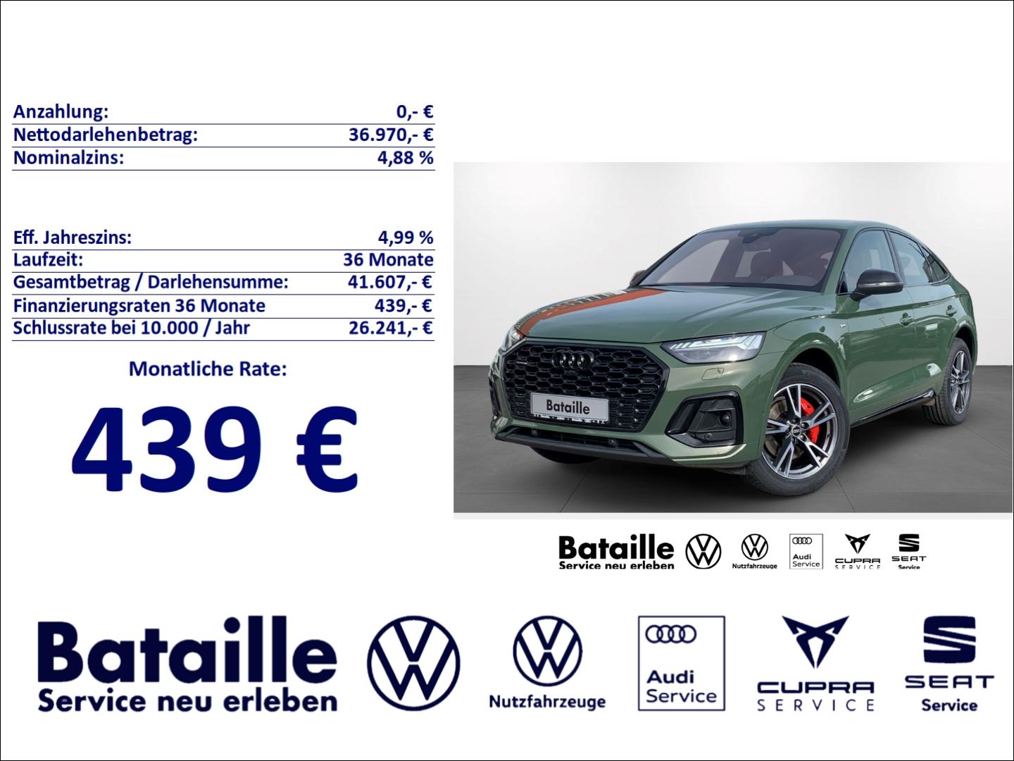Audi Q5 Sportback 2.0 TFSI quattro S-line Navi Leder