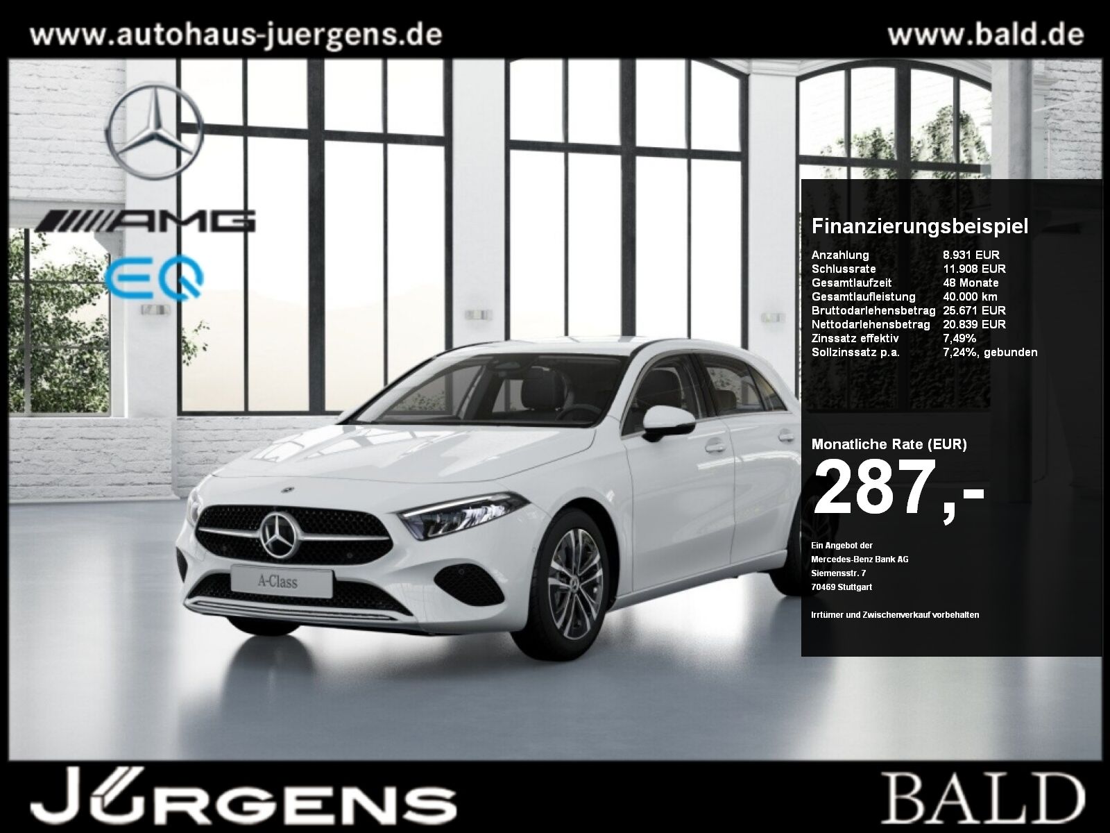 MERCEDES-BENZ A 200 Progressive+LED+Carbon+Kam+App