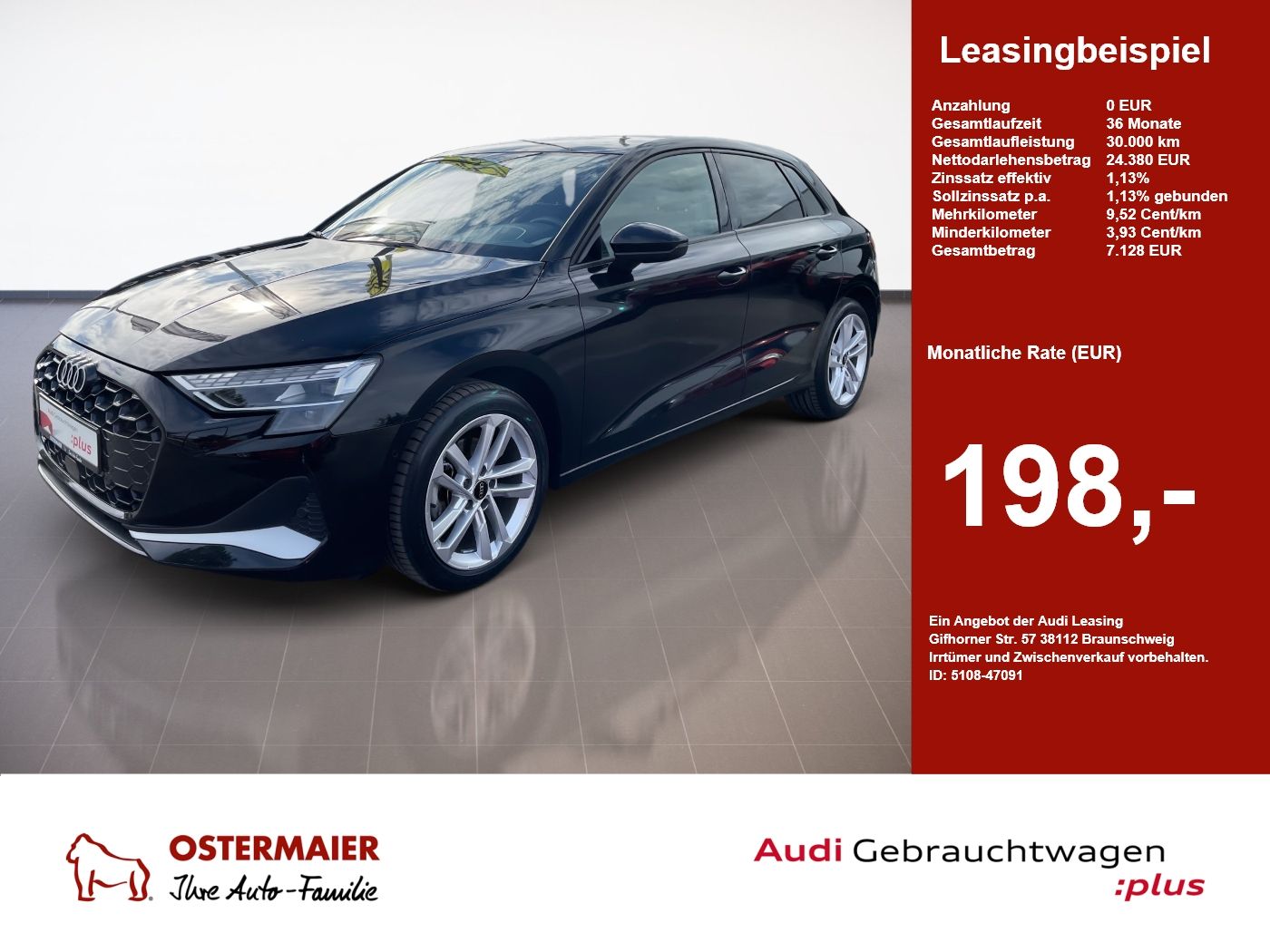 Audi A3 Sportback ADVANCED TFSI 150PS LED.R-KAMERA.VI