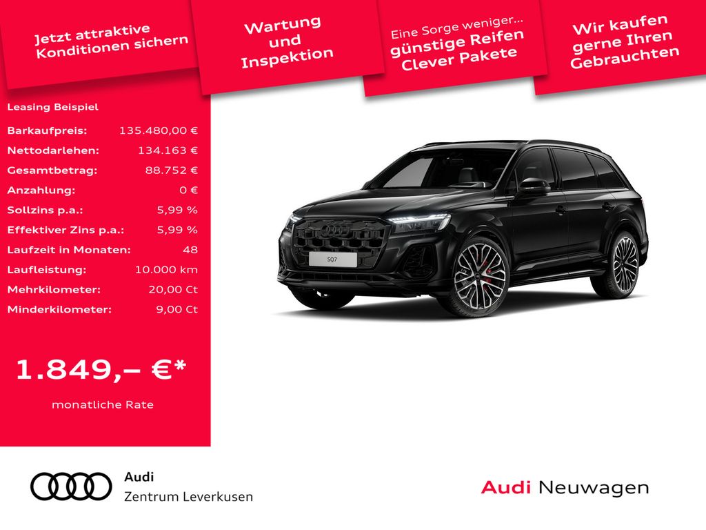 Audi SQ7 quattro 7-SITZE LASER STANDHZ PANO RAUTE AHK