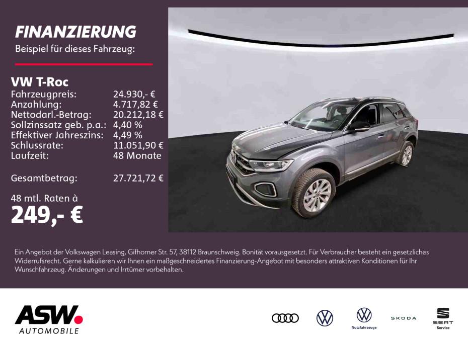 Volkswagen T-ROC Style 1.5TSI DSG  LED NAVI AHK ACC PDC SHZ