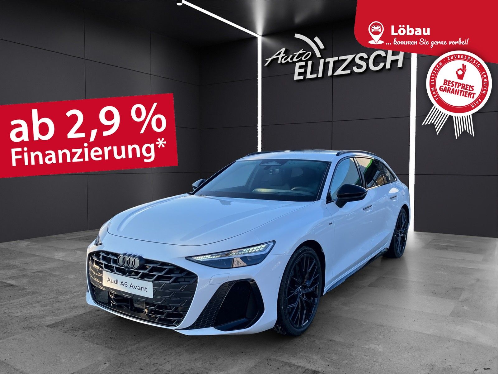 Fahrzeugabbildung Audi A6 Avant e-hybrid quattro edition one AHZV Matr