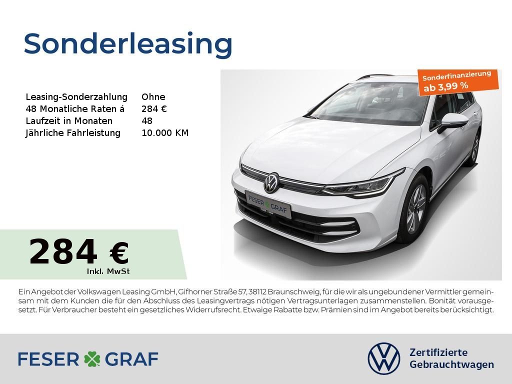 Volkswagen Golf 8 Variant Life 1.5 TSI Navi AreaView LED