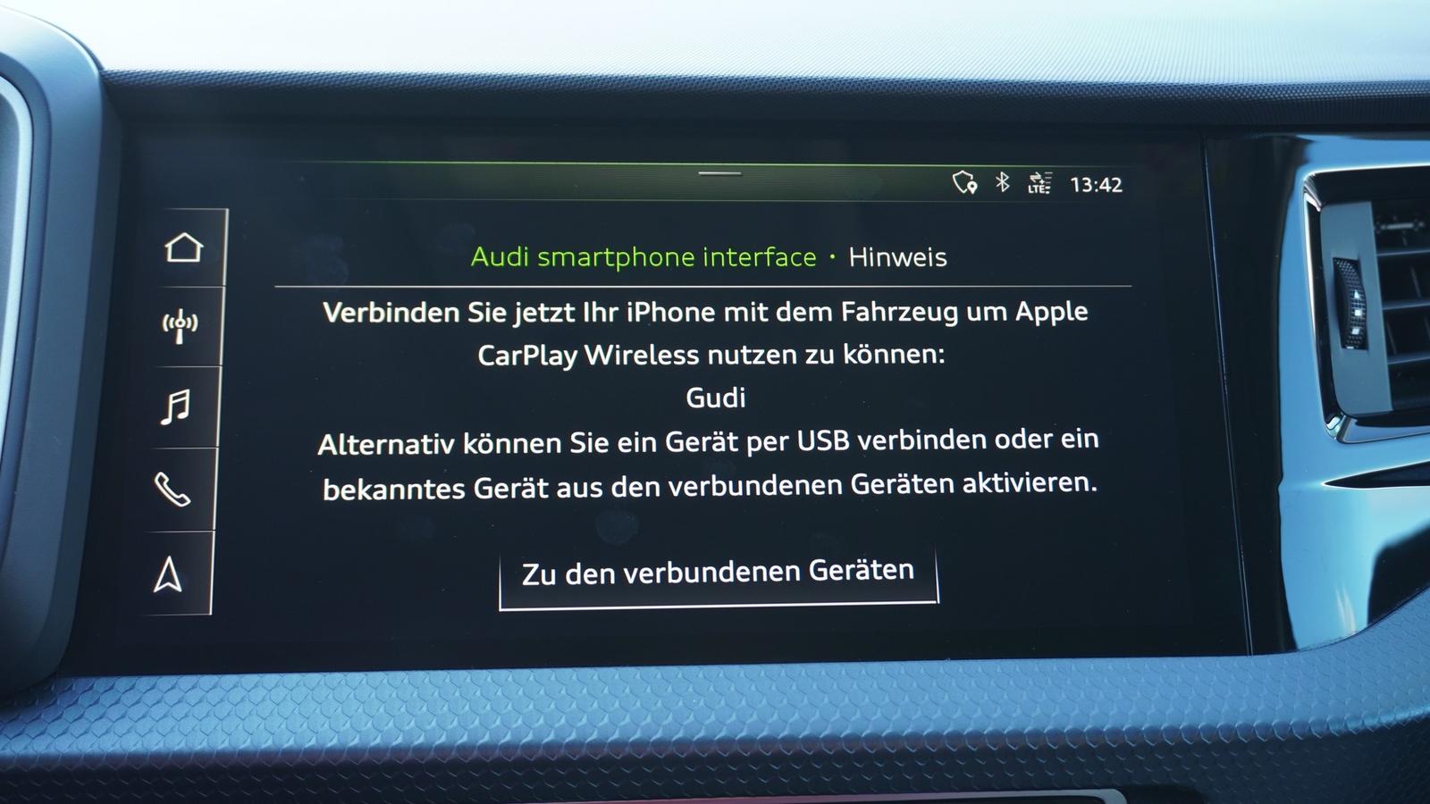 Audi A1 Sportback 40 2.0 TFSI S line LED App-Connect