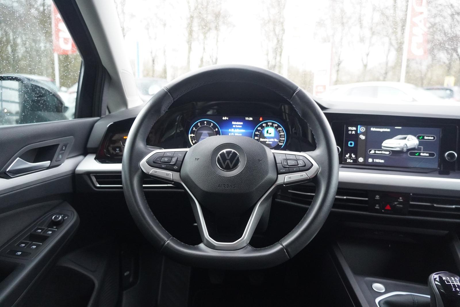 Volkswagen Golf VIII Variant 1.0 Life LED Klimaaut. DAB USB, миниатюра 14