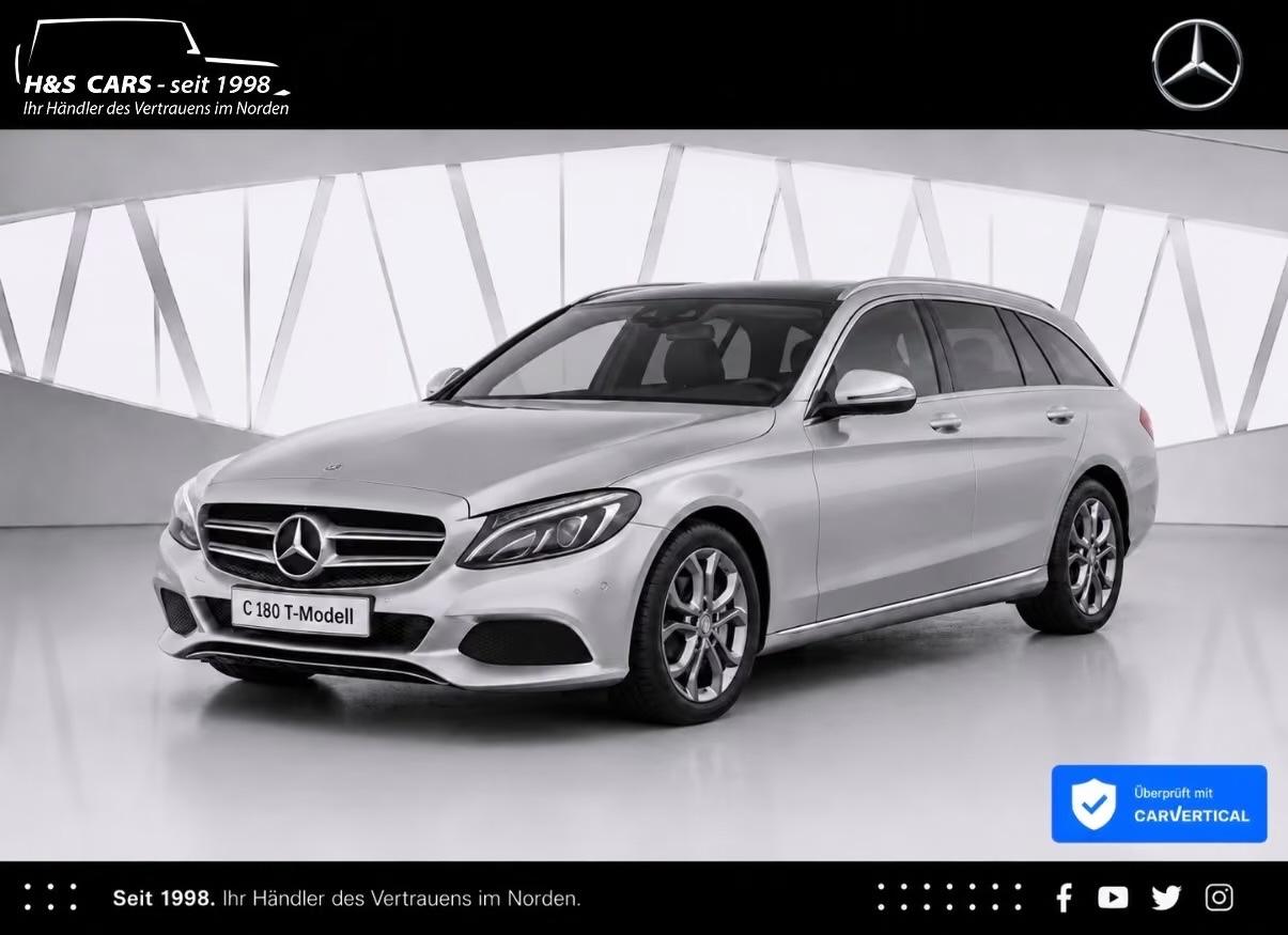Mercedes-Benz C 180 T 1H MB SERV LED PANO TOTW AHK AKT PARKASS