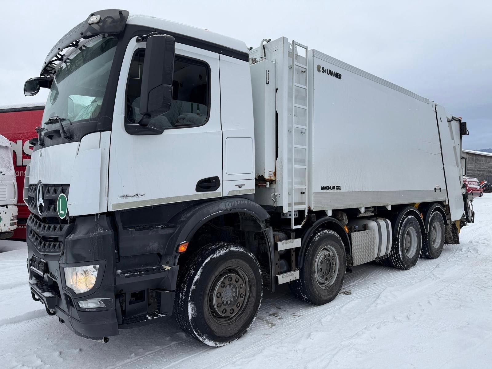 Mercedes-Benz AROCS 3542 8x4 MÜLLWAGEN*2015*1HAND*TÜV*EURO6*
