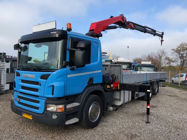 Scania P 320  CRANE  HMF 1720 K 3