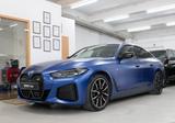 BMW 40e M Sport Pro Individual Head-Up 3D Kam H&K 1H - mit Elektro-Antrieb: Coupe, Blau, Vollleder