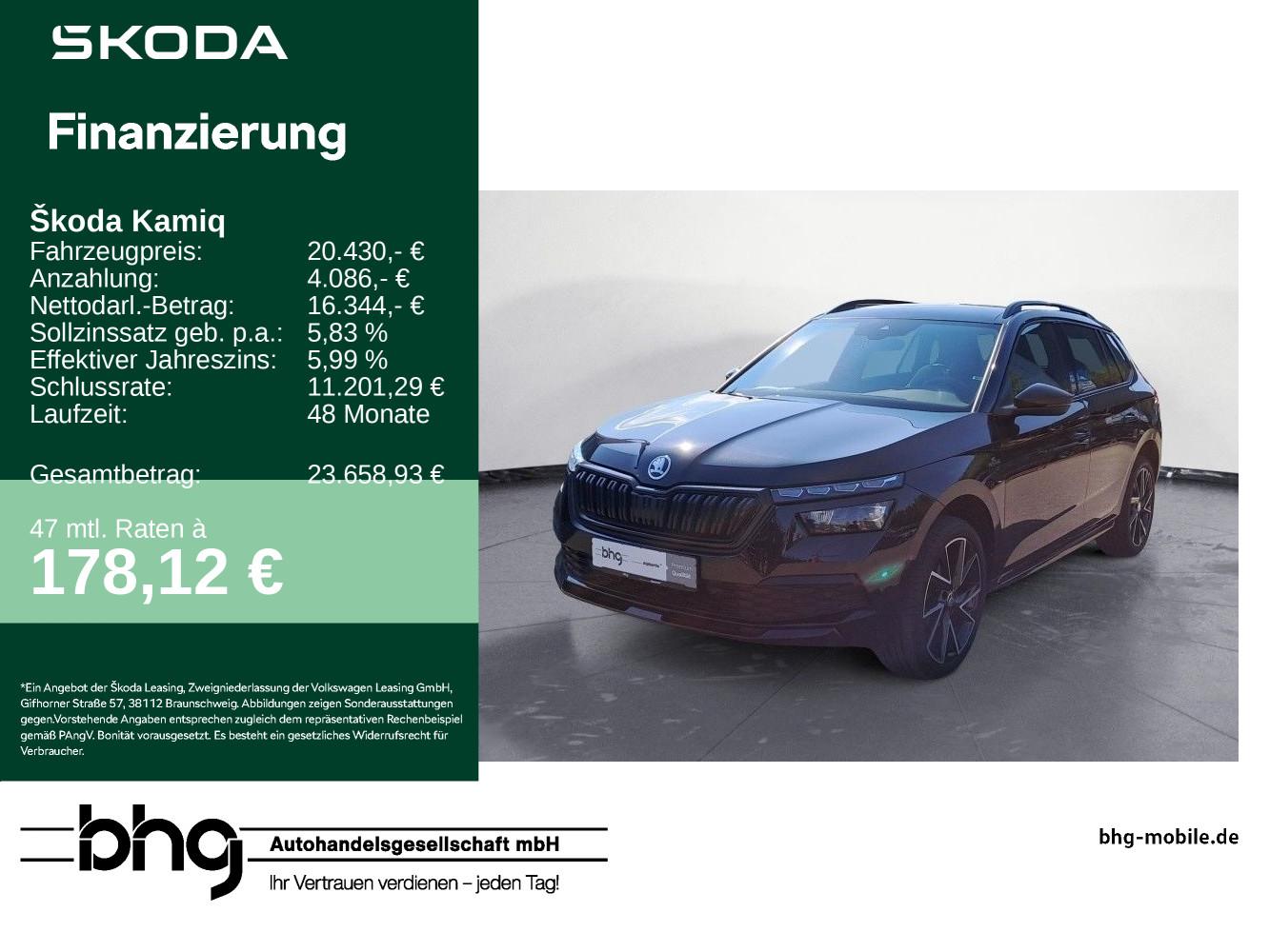 Skoda Kamiq 1.0 TSI MonteCarlo