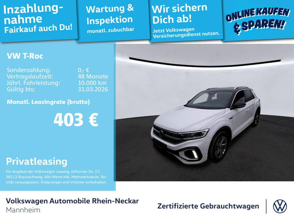 T-Roc 2.0 TDI R-Line DSG GAR 2027 Navi AHK Kamer