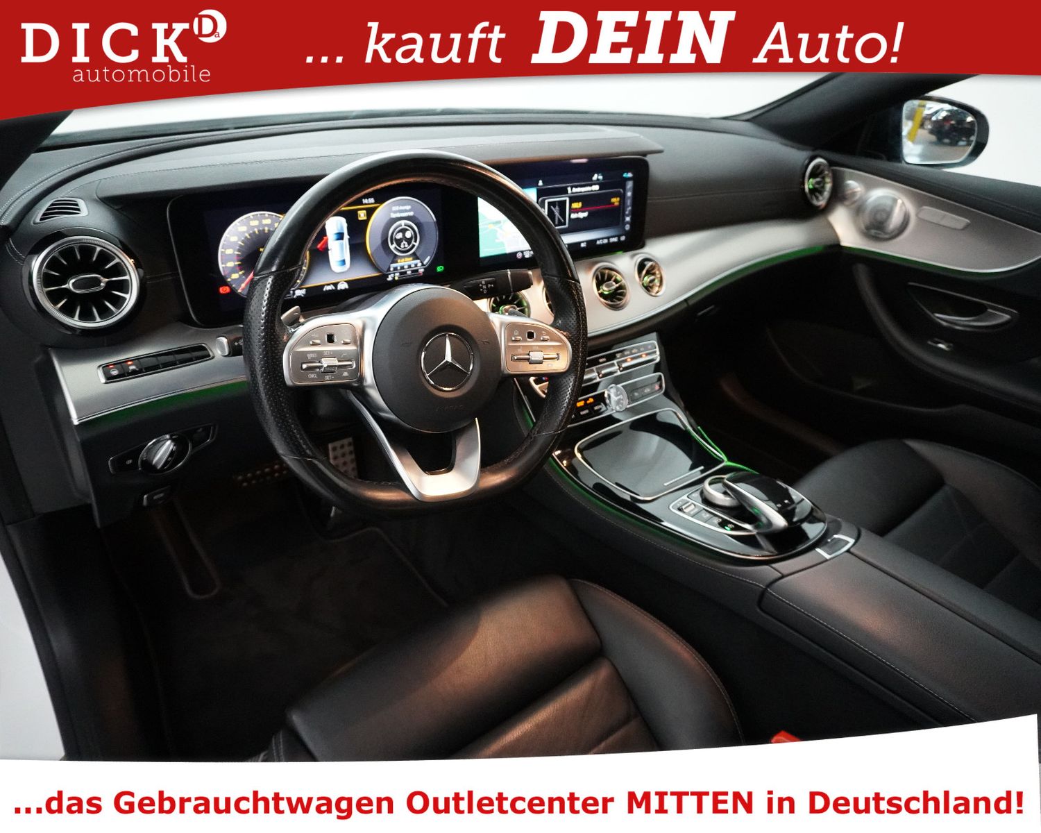 Fahrzeugabbildung Mercedes-Benz E350d Coupe 2X AMG Line NIGHT+PANO+VIRTU+360+VOL