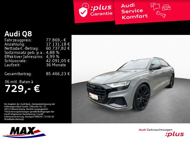 Q8 50 TDI QUATT S LINE +HD MATRIX+AHK+LUFT+PANO+