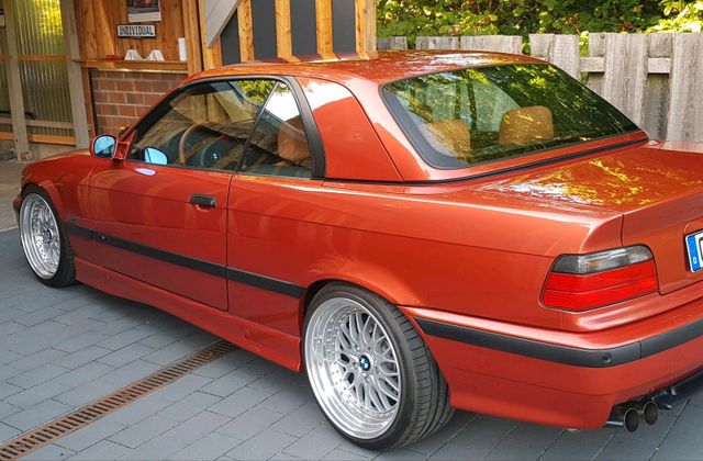 BMW E36 323i Cabrio Kerscher CS Leder Klima Al...