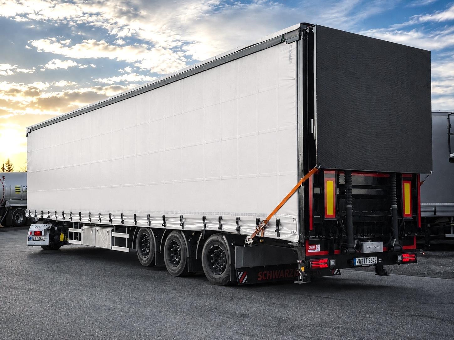 Schwarzmüller Gabelstapler-Transporter, 2-teilige LBW, MIETEN?