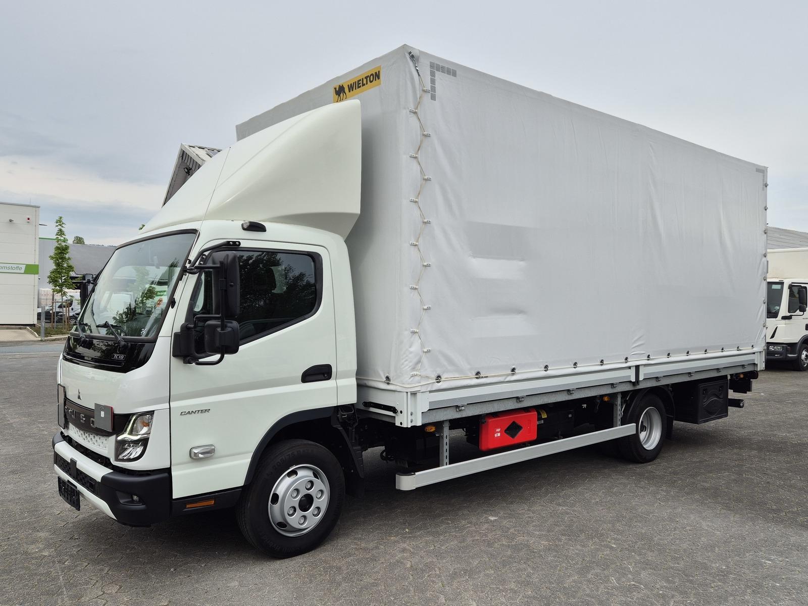 FUSO Canter 7C18 Aut., Bordwand Pritsche Plane 6Tkm!