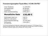 Toyota Mirai WASSERSTOFF+NAV+LED+LEDER+CAM - Toyota Gebrauchtwagen in Moers