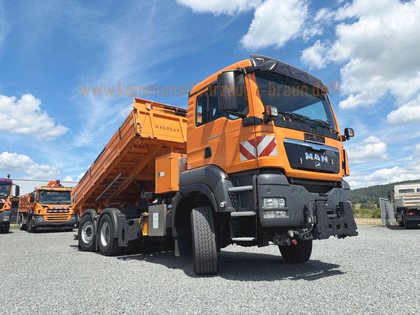 MAN TGS 28.400 6x4x4 Meiller Kipper*Kommunal*1-Hand