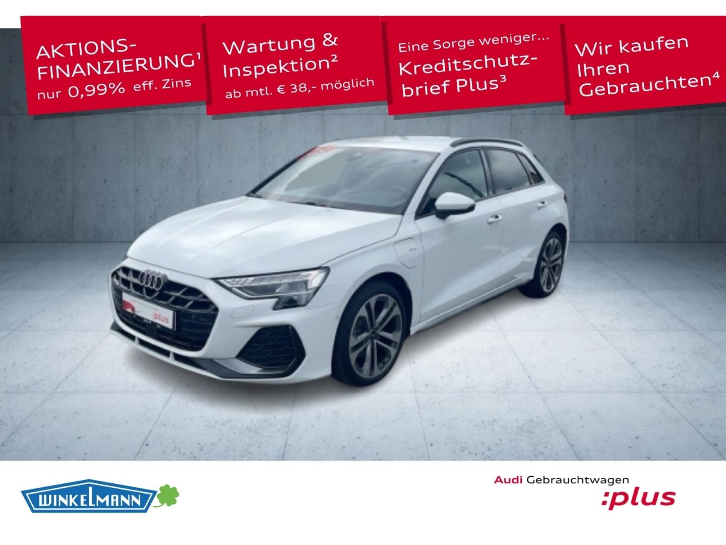 Audi A3 Sportback S line TFSIe ACC AHK LED KAMERA NAV