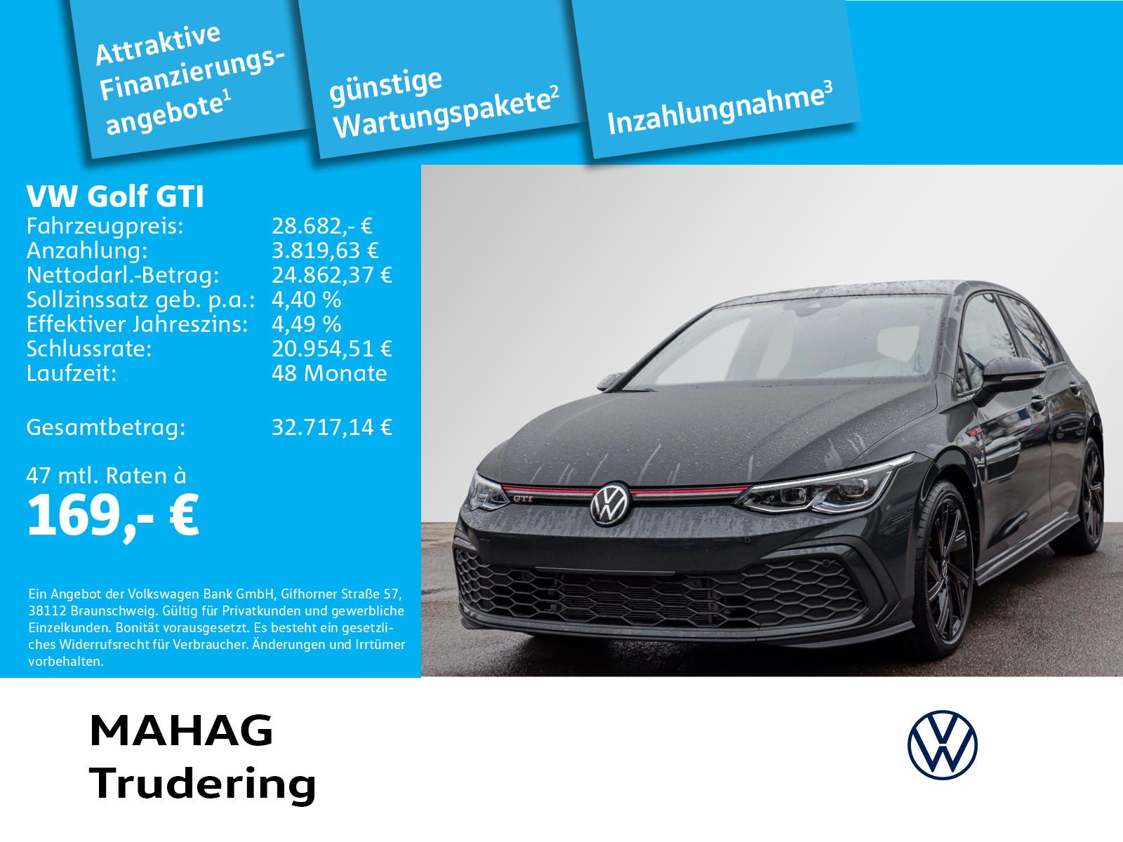 Volkswagen Golf VIII GTI 2.0 TSI Navi LED+ R-KAM ACC 17"