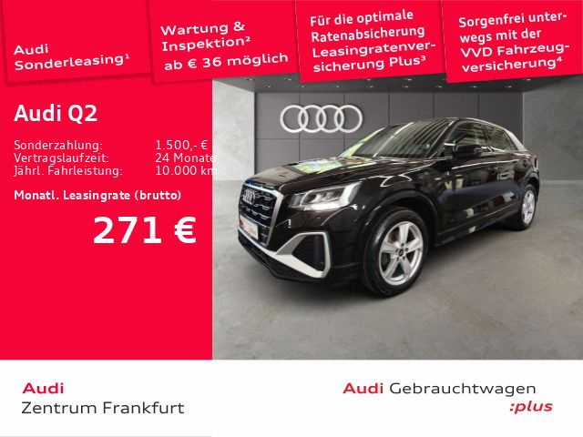 Audi Q2 35 TFSI S tronic S line LED Navi Tempomat DAB
