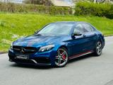Mercedes-Benz C 63 S AMG *NIGHT*DRIVER'S-PACKAGE*PERF.ABGAS - blaue Mercedes-Benz C 63 AMG