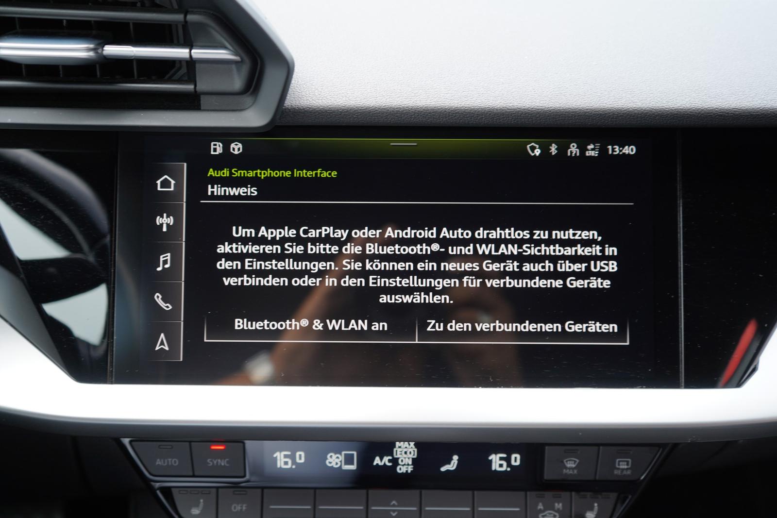 Audi A3 30 TFSI advanced LED Navi ACC DAB Klimaaut., миниатюра 15