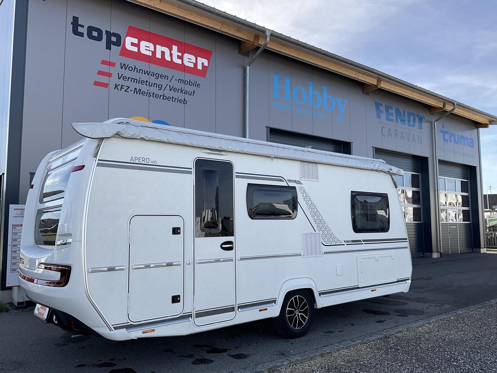 Fendt Apero 495 SKM Wigo / Fahrradträger / 2000 kg