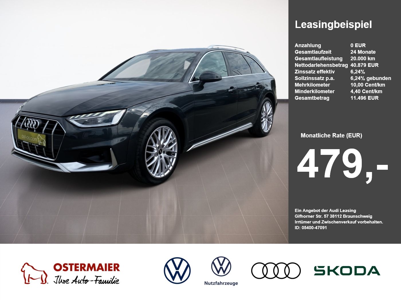 Audi A4 allroad QUATTRO 40TDI 204PS.STRONIC.MATRIX.NA