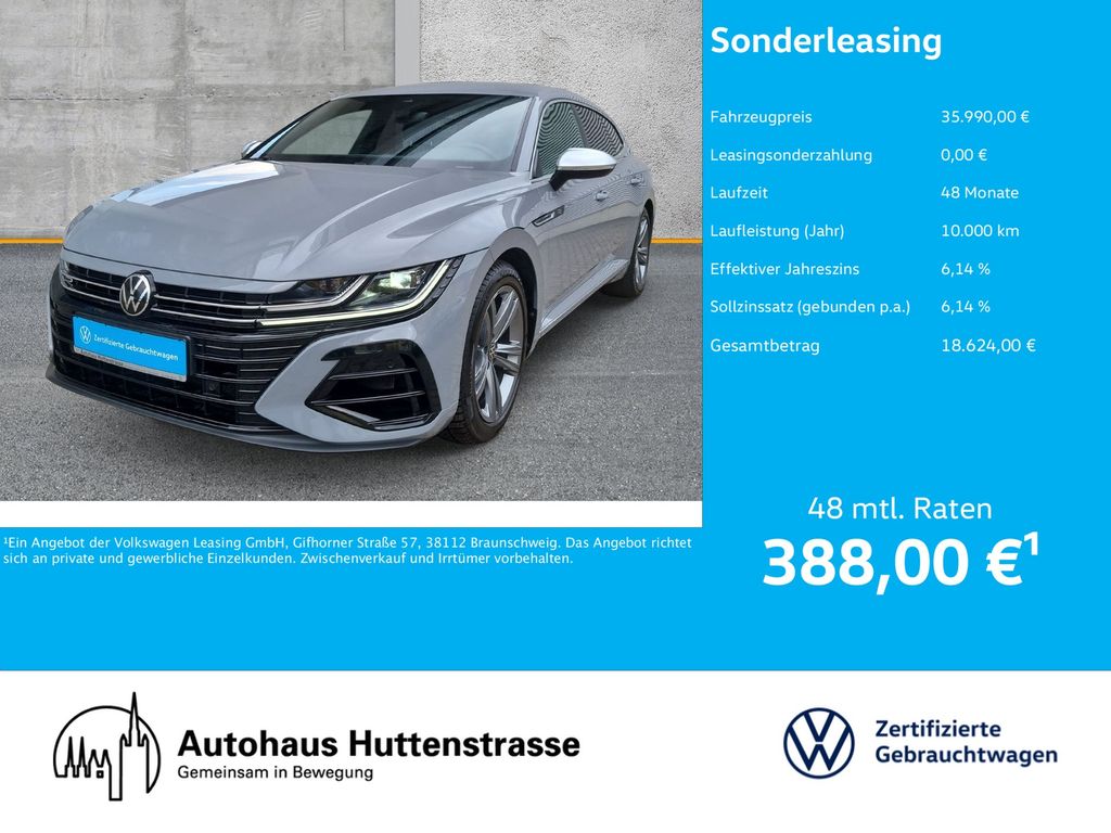 Abbildung Leasingangebot Volkswagen Arteon Shooting Brake R 4M KAMERA AHK 19"