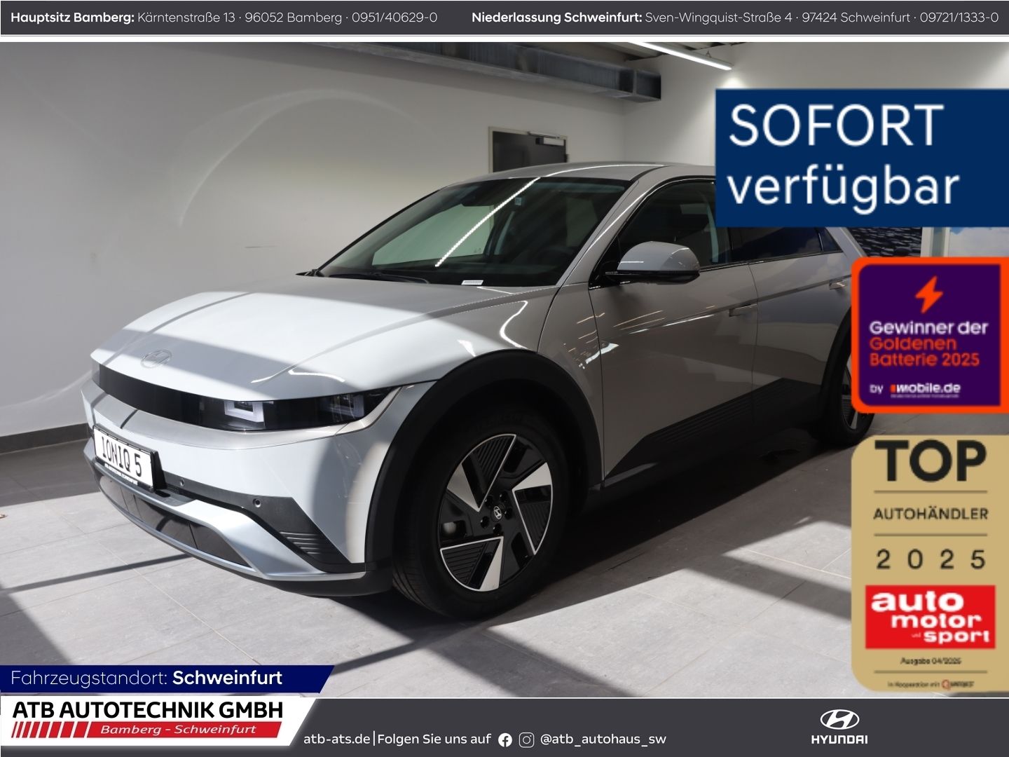 Fahrzeugabbildung Hyundai IONIQ 5 UNIQ MY26 84 kWh 4WD 325 PS Navi Soundsy