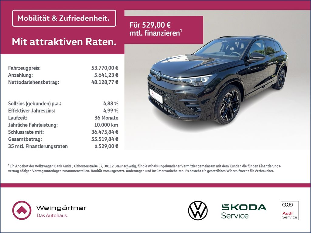 Volkswagen Tiguan R-Line 1.5 eHybrid, AHK, BlackStyle, Area