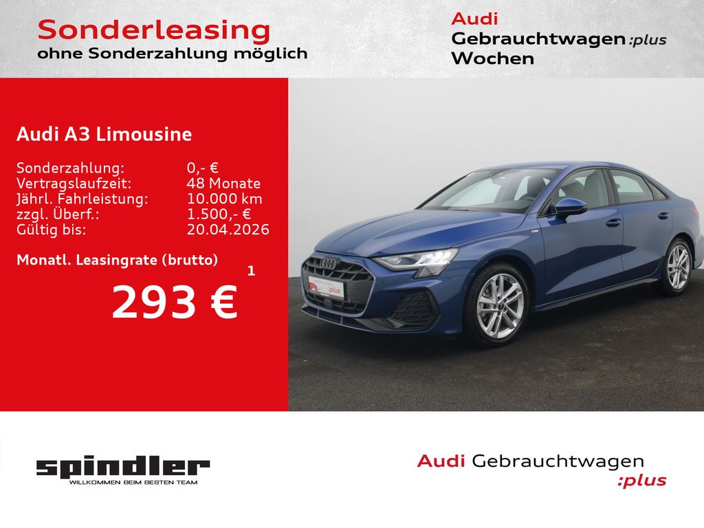 A3 Limousine S-Line 30 TFSI S-tronic / MMI-Navi+