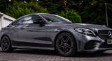 Mercedes-Benz C 200 Autom. - Burmester - mit Benzin-Antrieb: Coupe, Grau, Dachreling